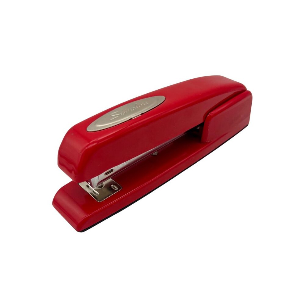 Vintage Swingline 747 Business Full Strip Desk Stapler Office Space Rio Red